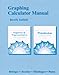 Graphing Calculator Manual for Algebra and Trigonometry: Graphs and Models and Precalculus: Graphs and Models
