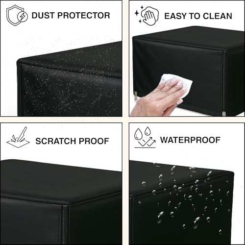 Image of VONBAER Dust Proof & Water Proof Printer Cover for Epson L8050 EcoTankTank Printer - Black / Washable / Durable / Zipper