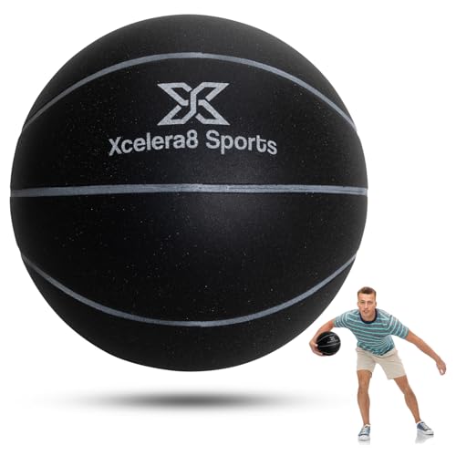 Xcelera8 Sports Silent Basketball Size 7 | Grooved Airless