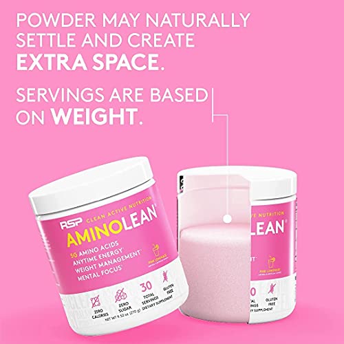 Rsp Nutrition Aminolean Pre Workout Energy (Fruit Punch 30 Servings) With Aminolean Recovery Post Workout Boost (Tropical Island Punch 30 Servings) #TOP4