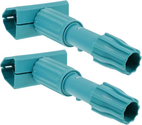2 abrazaderas de plástico para fregona comercial para fregona de piso, abrazaderas de cabeza de fregona, cabezal de fregona, soporte de repuesto para fregona, soporte rojo desmontable (verde)