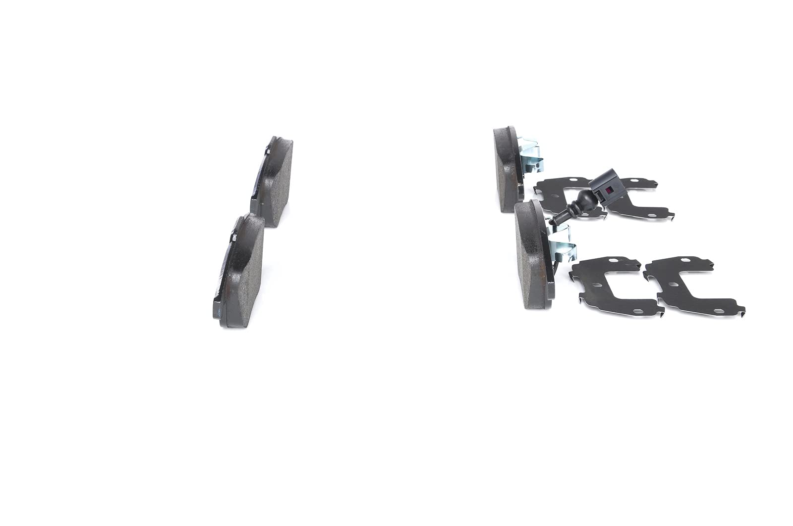 Bosch BP1280 - Pastiglie Freni Auto, Asse Anteriore - Qualità Bosch - Riduzione del Rumore e della Polvere - Certificazione ECE-R90 - Senza Rame - 1 Confezione da 4 Pastiglie