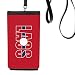 Laos Country Flag Name Phone Wallet Purse Hanging Mobile Pouch Black Pocket