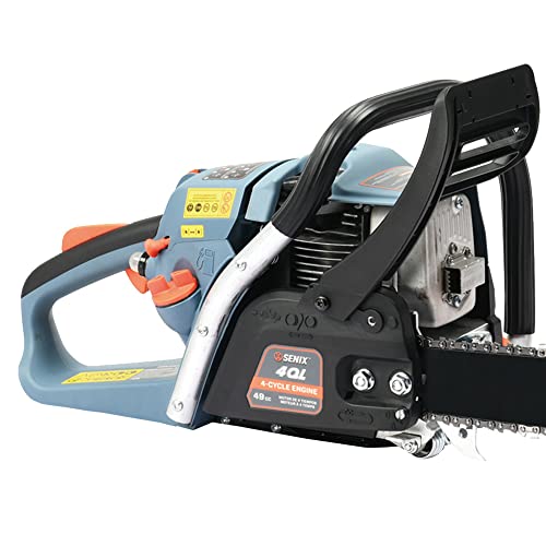 Senix 4Ql 18" 49 Cc 4-Cycle Gas Powered Chainsaw #TOP3