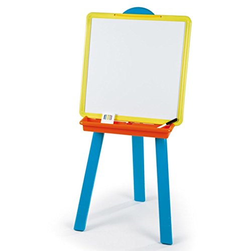 Smoby - 28076 - Tableau Plastique - Ardoise Double Face - + Accessoires Inclus - Bleu