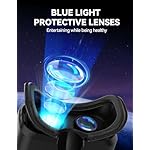 TECKNET VR Headset for Phone with Bluetooth Controller, 4.7-7.2" VR Headsets with HD 110°FOV Anti-Blue Light Lenses & Adjustable Gears, 3D VR Headset for Kids Compatible iPhone Samsung Android - Image 5