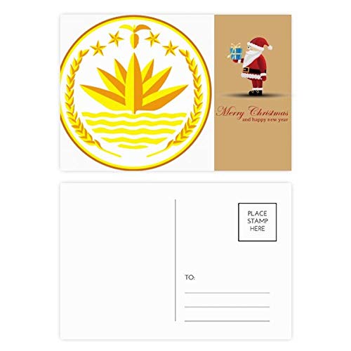 Cartes postales Dhaka Bangladesh avec Père Noël pour collection et correspondance de Noël Lot de 20