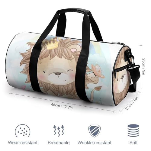 Duffel bag lion cartoon pour ne plus manquer de place en weekend - 2