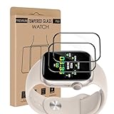 Résistant à l'usure: Grâce au film de protection anti-rayures de la Apple Watch Series 7/8/9 45mm, l'écran reste clair après une longue utilisation. La protection de l'écran n'entrave pas l'expérience visuelle par des rayures et réduit le risque que l'écran de 42 mm de la Apple Watch Series 7/8/9 45mm se casse