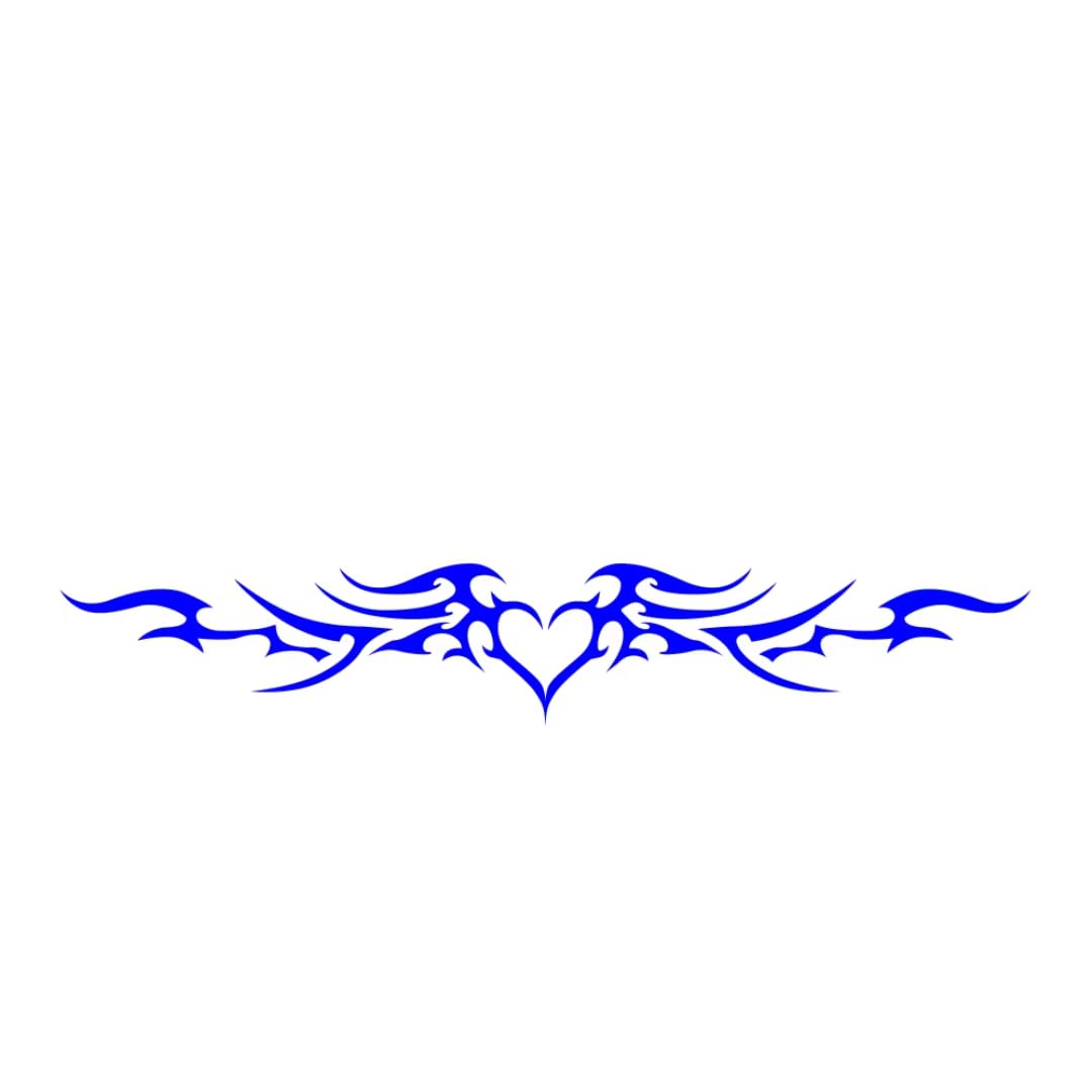 Naklejki samochodowe na Fire Heart Wings Naklejki dekoracyjne do samochodu osłona okienna Die Cut Tuning Auto Bumper Decals Accessories