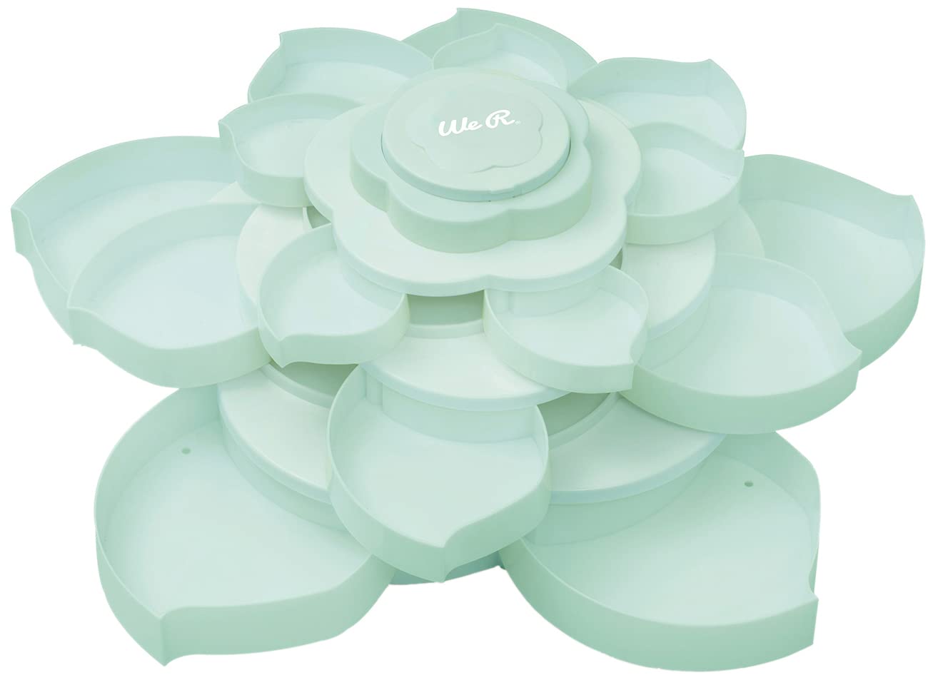 We R Memory Keepers Mint Embellishment Caja para almacenar Adornos Bloom Storage, 28.7 x 16.5 x 28.7 cm