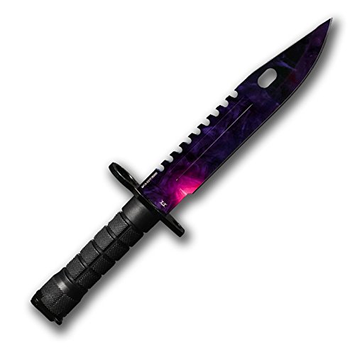 FadeCase M9 Bayonet Elite Black Pearl - Real CSGO Knife Skin Counter Strike Global Offensive Full Tang Fixed Blade