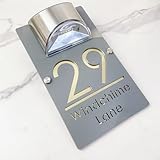 Customizable Design: Personalize the sign with your address or name for a unique, easily identifiable touch that adds personality and enhances the look of your property.