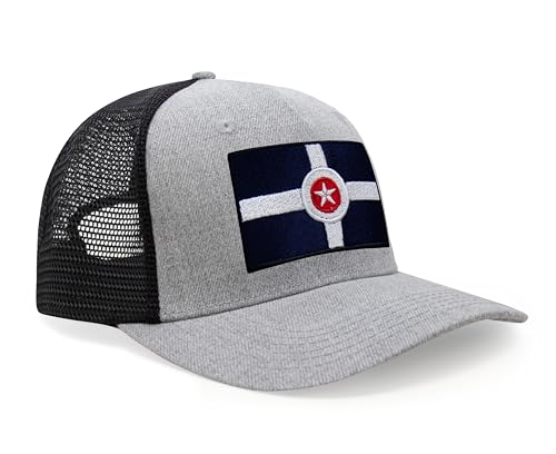 Image of International Tie City Hat for Men and Women, Adjustable Snapback Trucker Baseball Cap with Embroidered Patch
