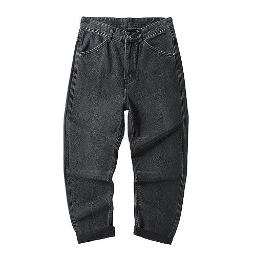 Jeans thermiques hommes robustes en flanelle épaisse pour le travail en extérieur en hiver