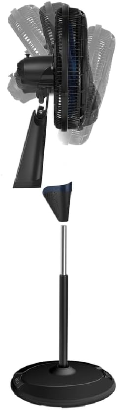 Ventilador de Coluna Arno X-TREME 9 40cm 2 em 1 VE9M, 160W. Coluna ou Mesa, 9 Pás, 3 Velocidades, Oscilação 80º, Altura Ajustável de até 1,5m, Modo Sono Tranquilo, 220V Ventilador de Coluna Arno X-TREME 9 40cm 2 em 1 VE9M, 160W. Coluna ou Mesa, 9 Pás, 3 Velocidades, Oscilação 80º, Altura Ajustável de até 1,5m, Modo Sono Tranquilo, 220V