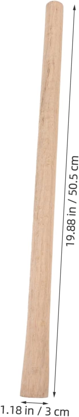 VALICLUD 2Pcs Wooden Replacement Handles for Hoes and Shovels Hardwood Tool Handles with Ergonomic Smooth Finish Lightweight and Practical Garden Tool Accessories Random Color
