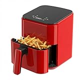 NEWBULIG Air Fryer, Compact Digital 3 Qt Airfryer with Nonstick Plate & Dishwasher Safe Basket, Quick Easy Meals, Features Auto Shutoff and Simple Touchscreen, Ideal for Small Spaces