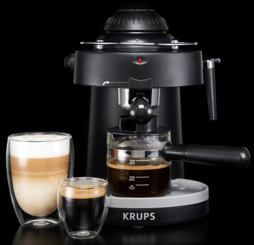 Krups Xp100050 Steam Espresso Machine With Frothing Nozzle For Cappuccino, Black #TOP6