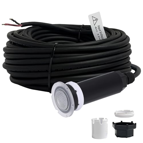 OGDVOWZ Direct Replacement for Pentair Globrite Color Led Pool Light - 1.5 Inch 12VAC RGB 100ft Cord Changing Swimming for Inground Pools/Spa