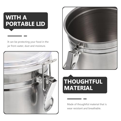 Contenedor hermético de acero inoxidable COHEALI para cocina miniatura 2