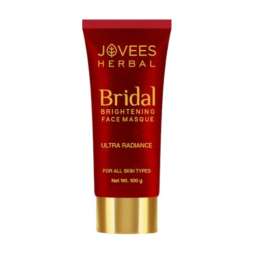 Image of Jovees Herbal Bridal Brightening Face Masque Pack | Ultra Radiance | With Orange Peel And Turmeric Extract | For All Skin Types | 100GM