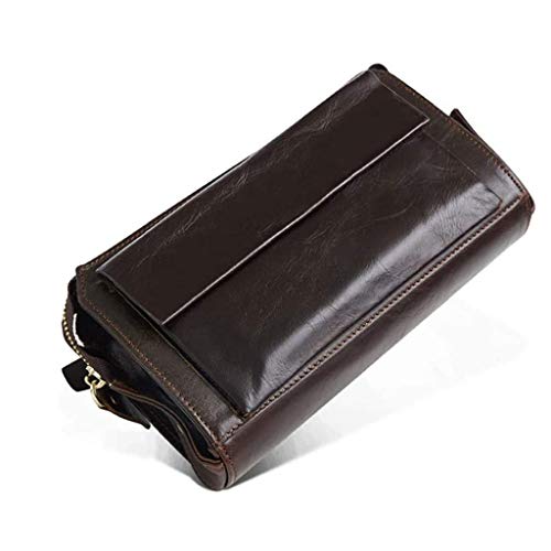 Brown Leather Wallet Clutch Credit Card Holder Leather Wallets Coin Pocket Wallet2