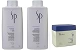 Wella SP Hydrate Trio – Shampoo 1000 ml, Conditioner 1000 ml und Mask 400 ml