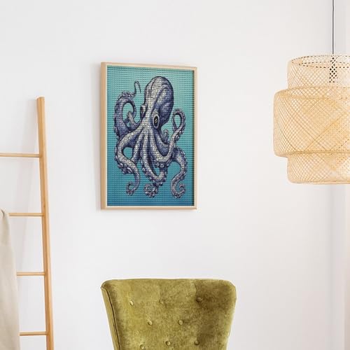 Pintura fotográfica de diamante de pulpo para aprender DIY fácilmente 6