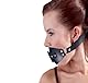 Knebel Mund Extrem Mundknebel Silikon Knebel Mund Frau mit Abnehmbar 10cm Dildo Ball Gag für bdsms Spielzeug Extrem Sklavin…