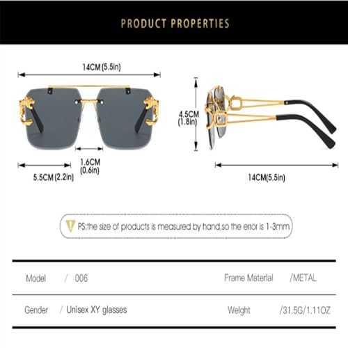 Lunettes de soleil sans monture métal légères contre l'éblouissement - 7