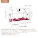 VEVOR Acrylic Raffle Drum,Professional Raffle Ticket Spinning Cage with 2 Keys, Transparent Lottery Spinning Drawing, Holds 5000 Tickets or 200 Raffle Balls, Raffle Ticket Box for Lottery Games Bingo