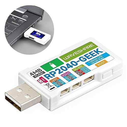 Carte RP2040 avec adaptateur LCD couleur pour programmer sans bug