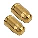 Pilipane Bikes Valve hat, Premium tita nium Alloy Bikes Valve hat, Tire Valve Stem hat Set of 2, Elegant Dusty Covers for Road Bicycles (America Valve Gold)