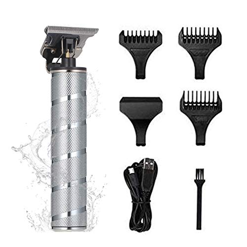 Pretfy Professional Electric Men's Hair Clippers and Beard Trimmers,USB recargable impermeable Hair Clippers para hombres,Long Hair Trimmer Cover