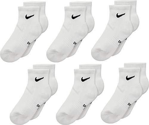 NIKE Kids Rn0018 Quarter Socks 6 Pairs EU 23 1/2-27