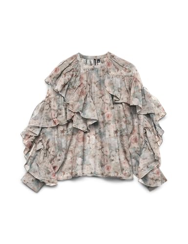 Haut à col rond flounce Vero Moda fluide pour affiner la silhouette