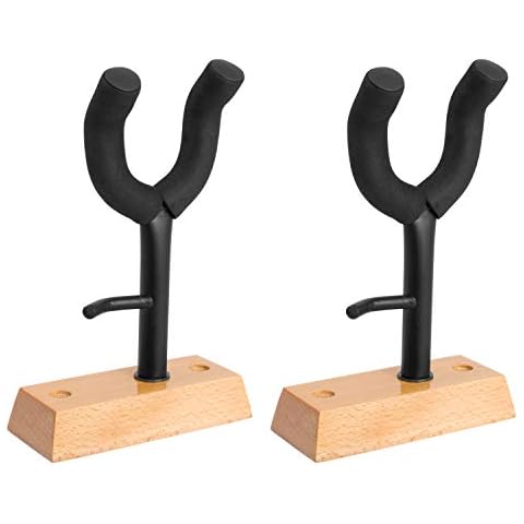 TIGER GST21-BK Geigenwandhalter mit Bogenhalter 2er Pack Cover