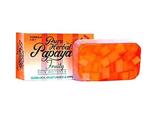 Queue Pure Herbal Papaya Fruity Soap 4 In 1 Skin Whitening Soap Results In 20 Days