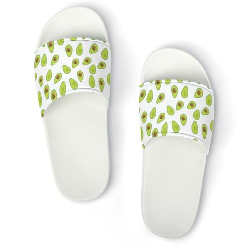 JZemdybill Pantuflas antideslizantes, deslizadores de gato y flores de cerezo para hombres y mujeres, toboganes de ducha, Blanco Estilo 1, 37 1/3 EU