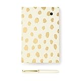 Kate Spade Loose Note Holder with Pen, Flamingo Dot, Gold (175355)