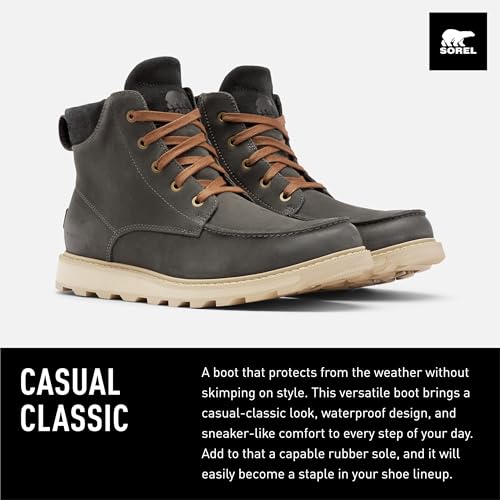 SOREL Men's Madson ll Moc Toe Waterproof Boot2