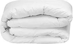 Edredom Dupla Face Branco Queen 2,40 x 260m. Toque de Plumas