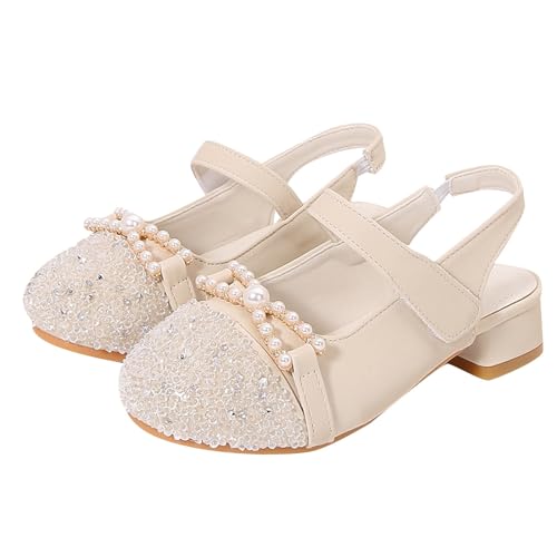 IWIHMIV Little Girls Sandals Girls' Sandals Toddler Girls Sandals Girls Sandals Closed Toe Summer Heels Dress Sandals2