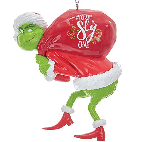 Johnson Smith Co. - KURT S ADLER INC Grinch with Red Sack Christmas