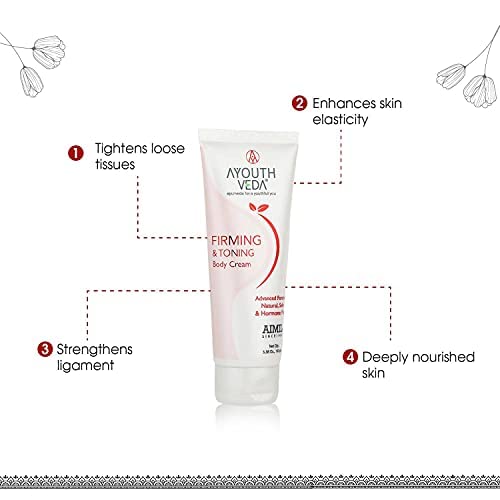 Image of Ayouthveda Firming & Toning Body Cream | Enriched With Satavari | Strengthnes Skin Tissues | Deeply Nourishes Skin & Keep It Moisturized | Ideal For Daily Use (Pack of 2; 100g each)