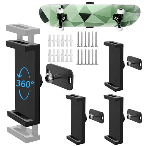 Support mural de skateboard horizontal et vertical pour déco de chambre