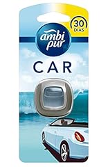 Ambi Pur Car Brezza Marina Deodorante per Auto con Clip - 1 Pezzo