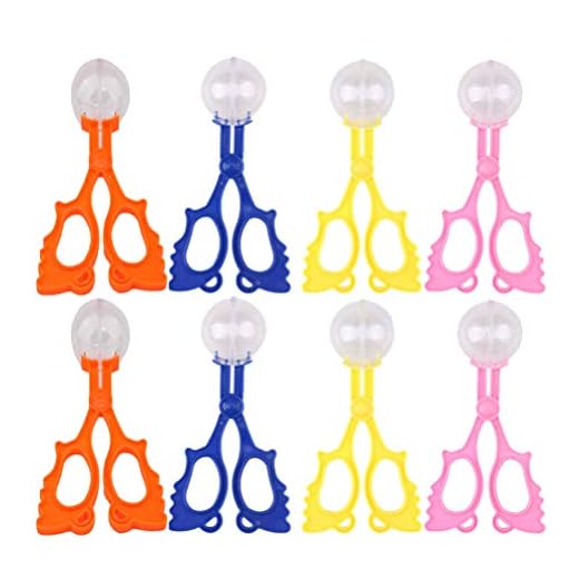 NUOBESTY Bug Catcher Kit for Kids, Insects Catcher Scissors Tongs, Kids Camping Outdoor Games, Discovery Toys for Kids Children(8pcs)