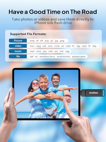 Clé USB 512 Go pour iPhone stockage externe de vidéos compatible Android PC - 5